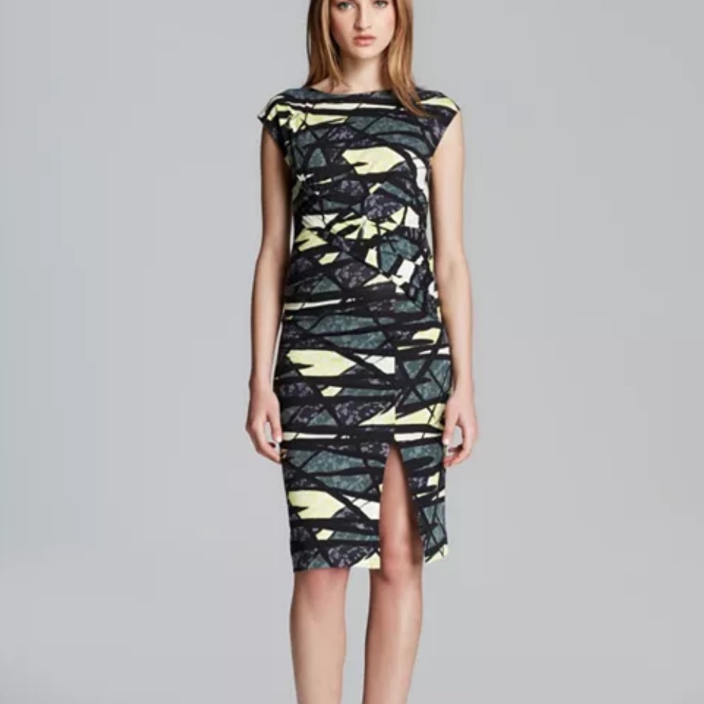 French Connection Shadow Dance Jersey Dress